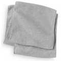 Heather Gray Fleece Neck Scarf